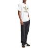 adidas T-shirt da Uomo Girocollo Manica Corta Larga Stampa Logo Originals Bianca IS2894