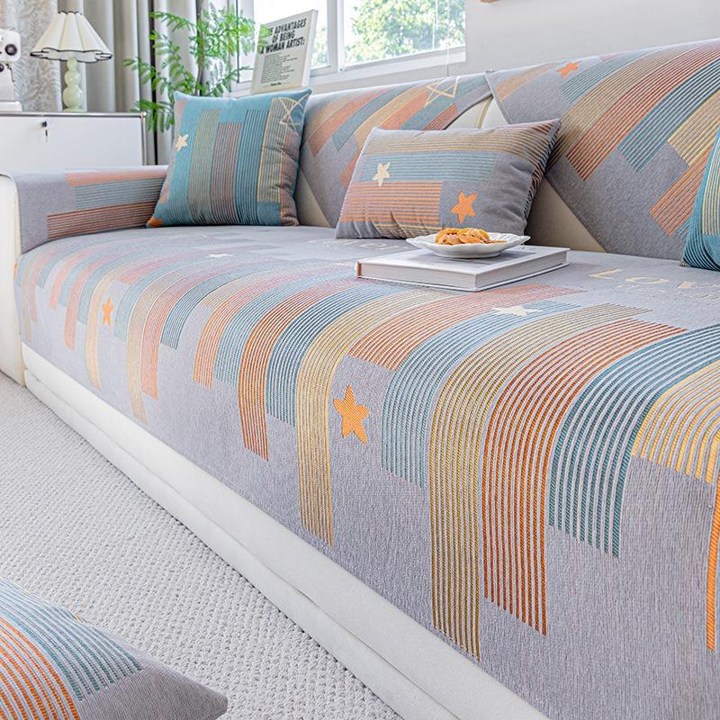 Geometric pattern Sofa Cover Four Seasons Living Room Sofa Armrest Towel Anti-Slip Couch Slipcover Furniture Protector