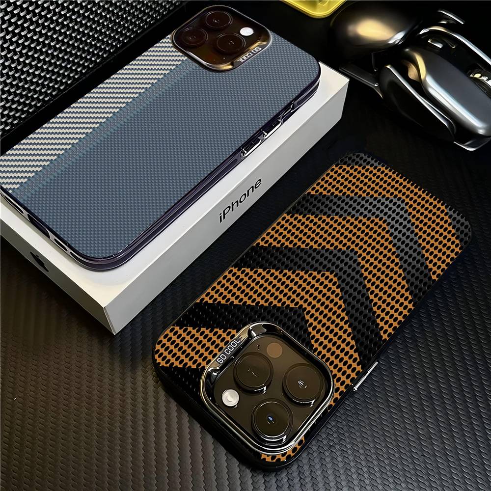 Fiber Texture Phone Cases For IPhone 17 16 15 14 13 12 11 Plus Pro Max Colorful Case