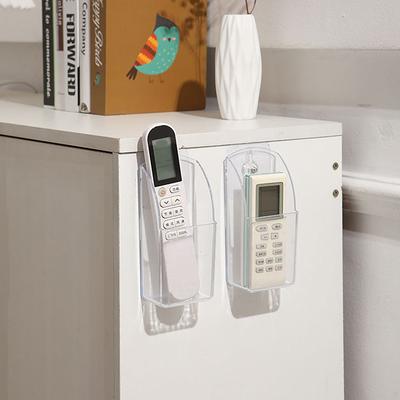 Aufbewahrungsorganisation für Zuhause TV Klimaanlagen Fernbedienungshalter Telefon System Hülle Acryl Wandmontage Aufbewahrungsbox