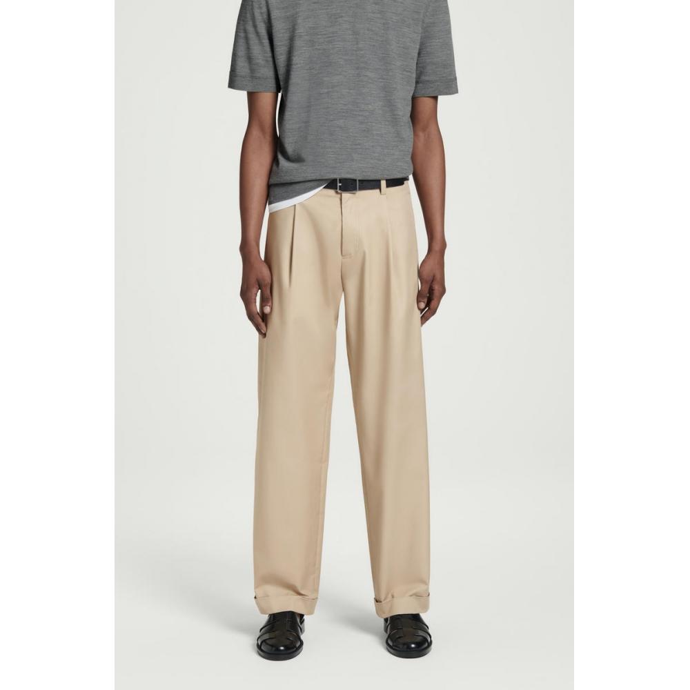 COS Japan Tapered Cotton Turn Up Pants