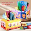 Educational Baby Montessori Boxes Interactive Infant Pull Along Tissue Box Toys  Infant