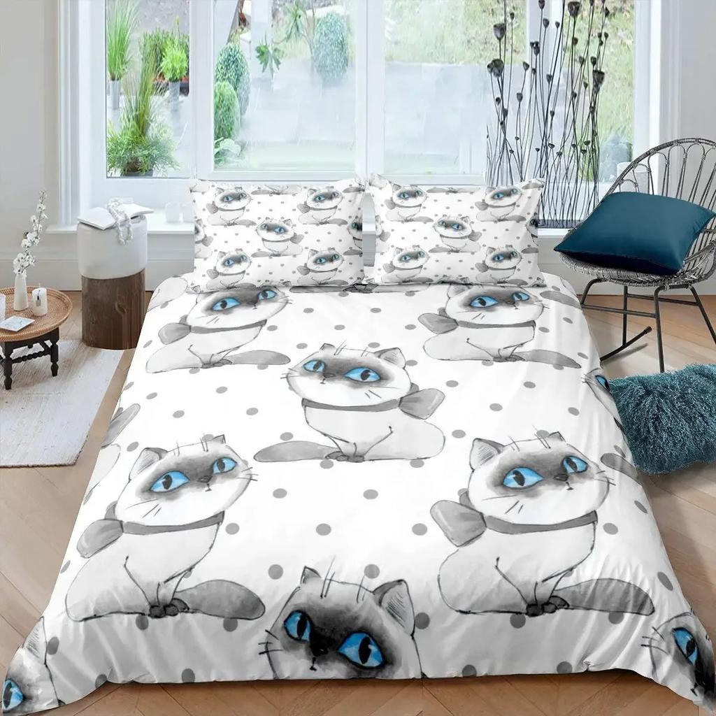 Mandala Eyes King Queen Husă de Plapumă Set de Lenjerie de Pat Stil Boho Psihodelic Adolescenți Adulți Mână Hamsa Ochiul Diavolului Husă de Plapumă din Poliester