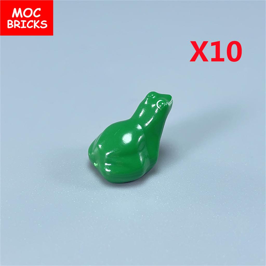 Non-Toxic Moc Bricks Frog Lobster Turtle Clown Fish Little Mermaid For Building Blocks Part Compatible Assembles Particles Children'S Toys