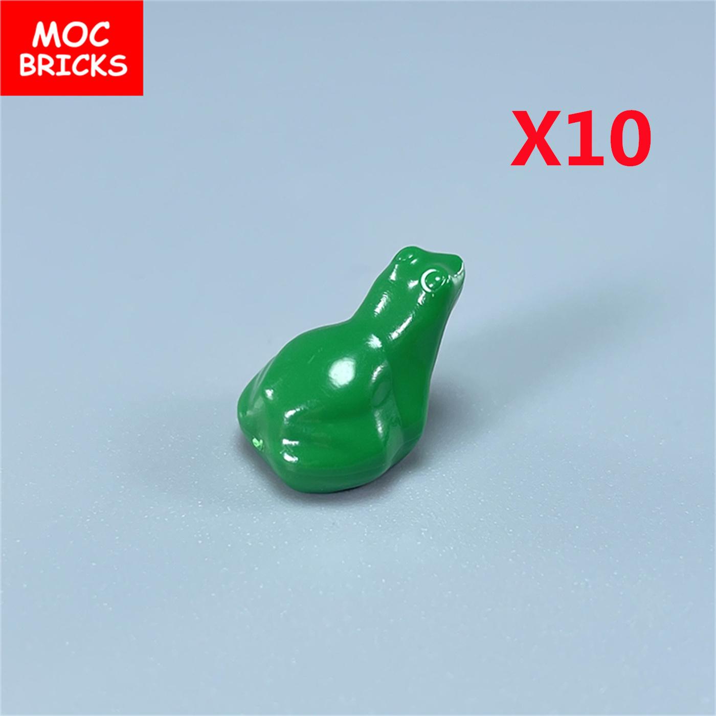 

MOC Bricks Frog lobster Turtle Clown fish Little Mermaid For Constructing Blocks Component Works With Assembles Particles Children s Playthings