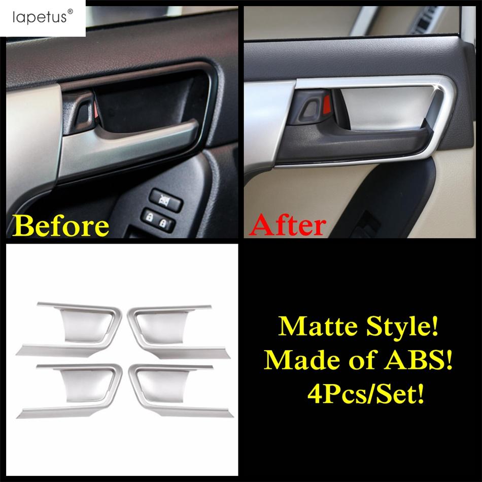 Car Inner Door Handle Bowl Decoration Cover Trim For Toyota Land Cruiser Prado FJ150 150 2010 - Matte Accessories Interior