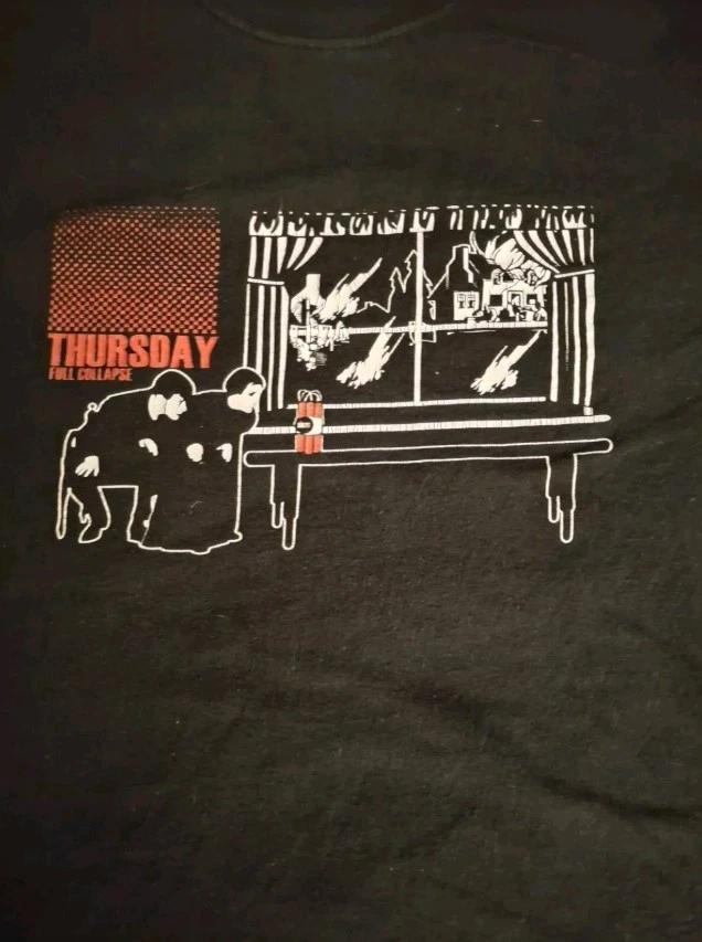 

Thursday Band Full Collapse Adult Shirt Cotton Full Size MC1188 4XL