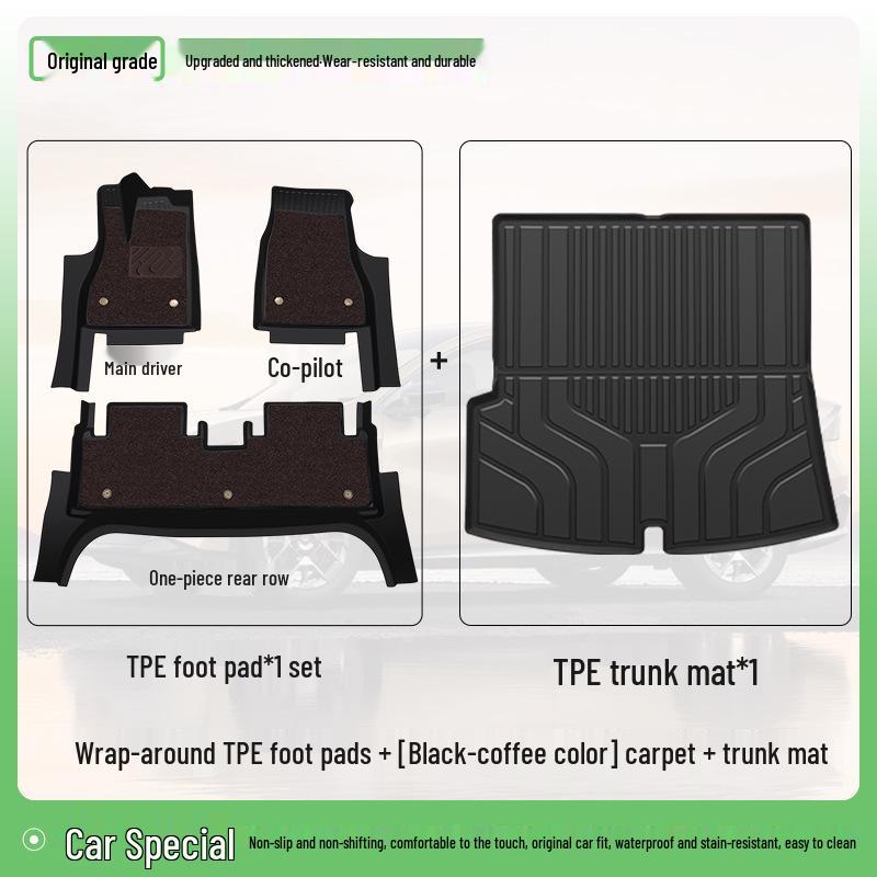 Custom TPE Floor Mats for 2026 Geely Galaxy E5 - Full Coverage and Original Fit Accessories