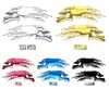 Goods Land GD-STDKR-SV Universal 3D Sticker Skull Skull Motorcycle Tank 3D Decal Sticker for Cars Cars Cool Stylish Plated