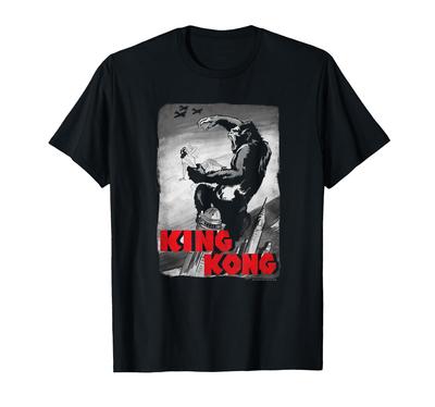 King Kong Flugzeug Poster T-Shirt
