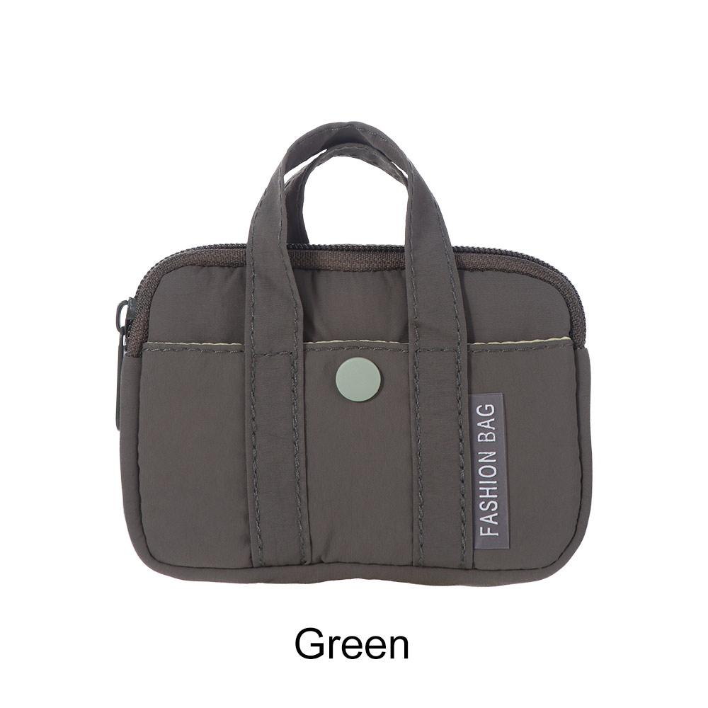 Korean Style Nylon Coin Purse Portable Mini Earphone Storage Bag Practical Card Pouch  Girls