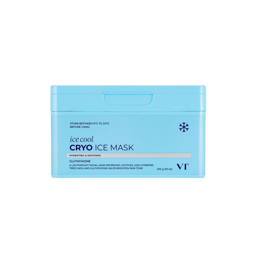 VT COSMETICS VT Cryo Ice Mask (30 Sheets) / Cooling, Nourishing, Moisturizing, Korean Cosmetics, Kbeauty