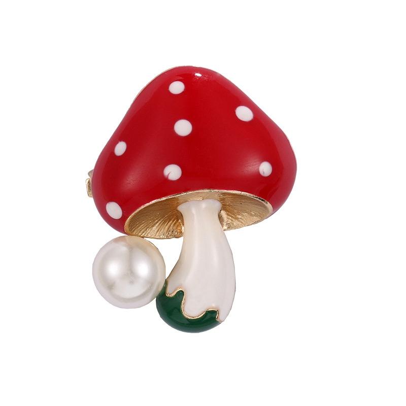 Cartoon Cute Badge Lapel Pin Jewelry Gift Mushroom Enamel Pins Plant Brooches Brooch Custom Funny