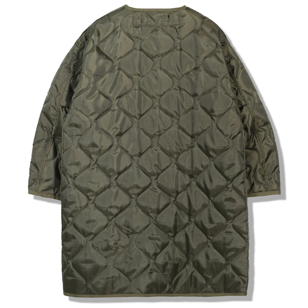 Gubin Long Fishtail Jacket - Khaki
