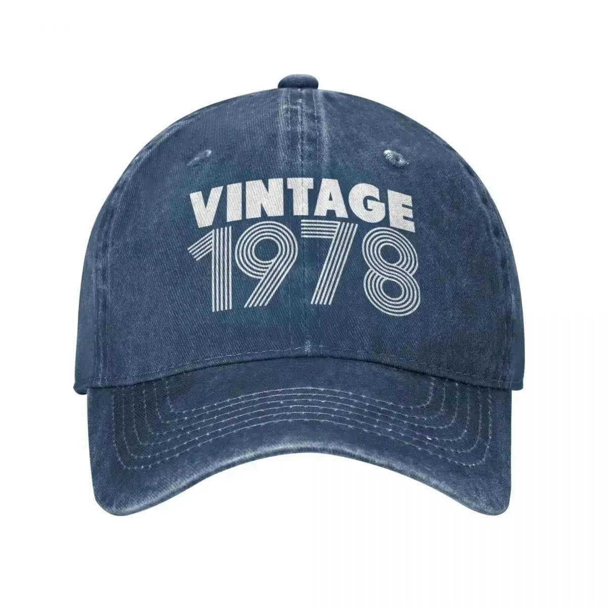 

Classic Vintage 1978 Baseball Caps Men Women Distressed Washed Sun Cap Outdoor All Seasons Travel Adjustable Fit Caps Hat One Size