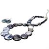 JMXD-Exaggerated Popular Natural Shell Bead Pearl Necklace Women's Handwoven Necklace Collarbone Chain Clothing Accessories