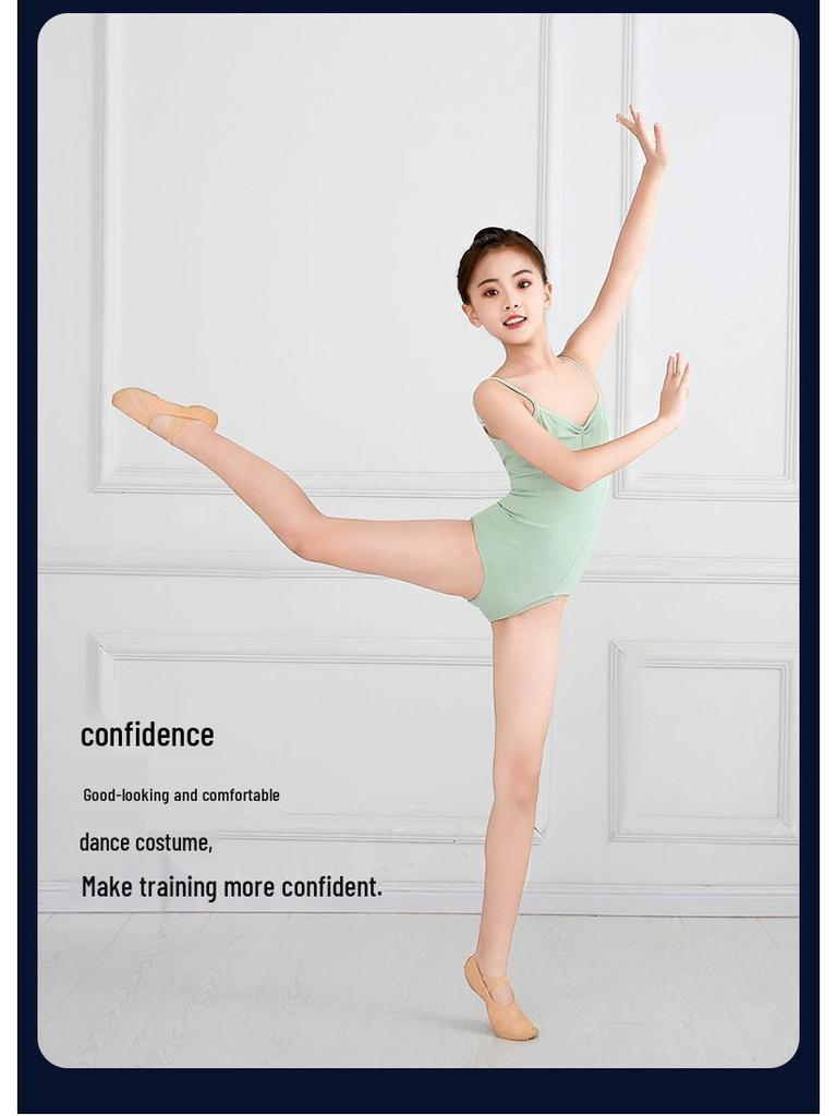 Children's Camisole Leotard for Dance, Skating, Ballet, and Chinese Dance Practice