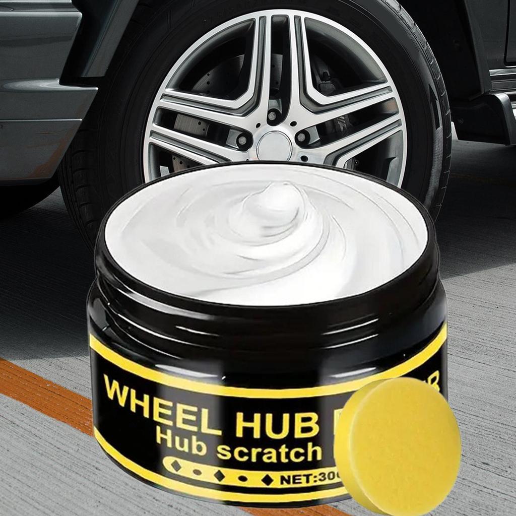 Wheel Repair Kit Wheel Scratch Removal Wax Deep Gloss Grinding Kit For Chrome Metal Aluminum RV Boat Motorcycle Automotive Truck