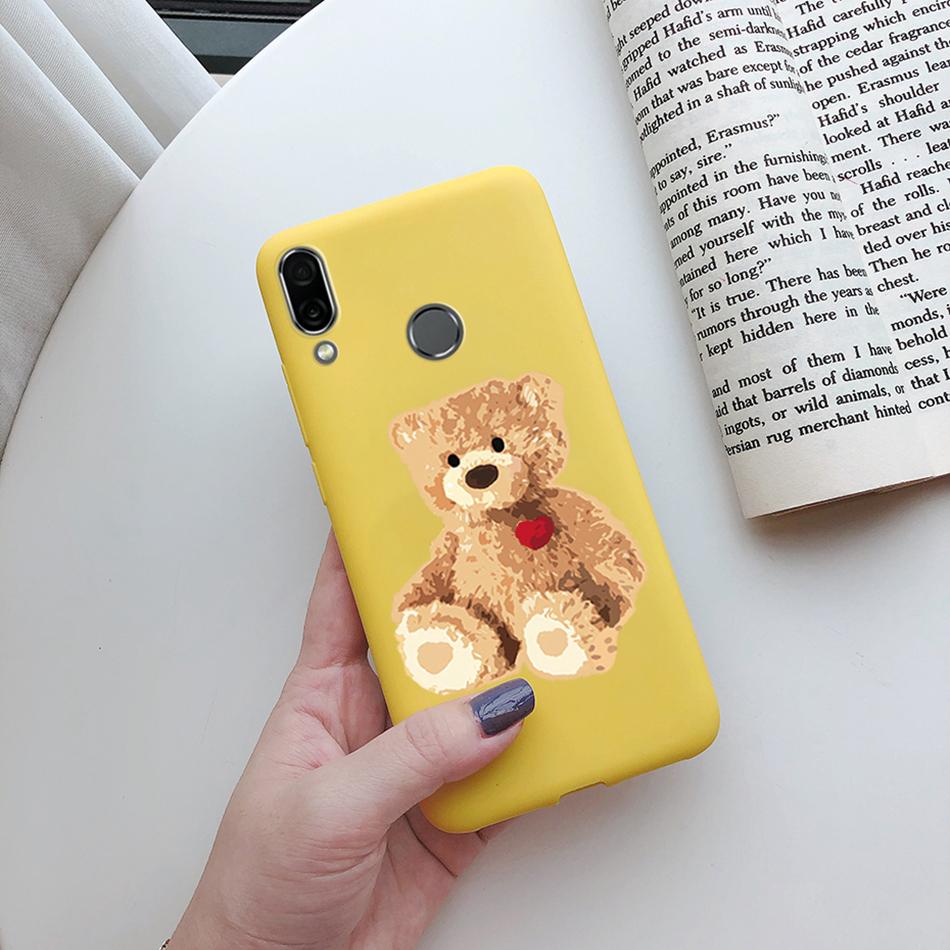 

Cute Cat Cactus Avocado Heart Cases For Huawei Honor Play Cover Matte Silicon Phone Case For Honor Play COR L29 HonorPlay Fundas Honor Play