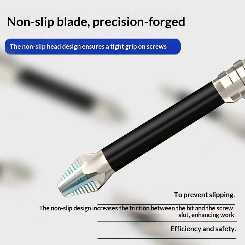 9Pcs K5 Strong Magnetic Screwdriver Bits Non-Slip High Torque Set for Home Repair Woodworking Electronic Device Fixing