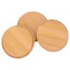 3 Pcs Water Cup Bamboo Lid Suitable for All Cups Insulation Covers Lids Drink Household Practical Fresh-keeping