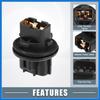 Front Turn Signal Light Lamp Bulb Holder 81128-06470 for Toyota Avalon 2013-2016 Plastic Black Auto Accessories