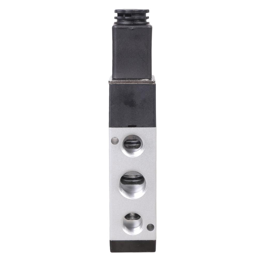 24V Electric Control Air Gas Magnetic Valves Replacement 5 Way 2 Position Control Air Solenoid Valves Alumium Alloys Body