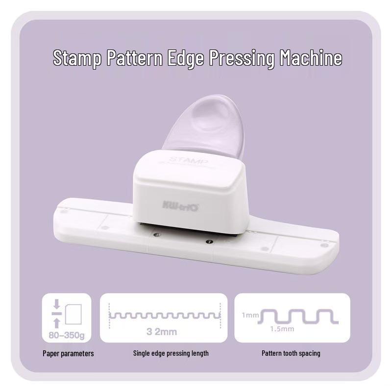 Kedeyou 9027 4mm Small Aperture Manual Three-Hole Punch for Loose-Leaf Handbooks