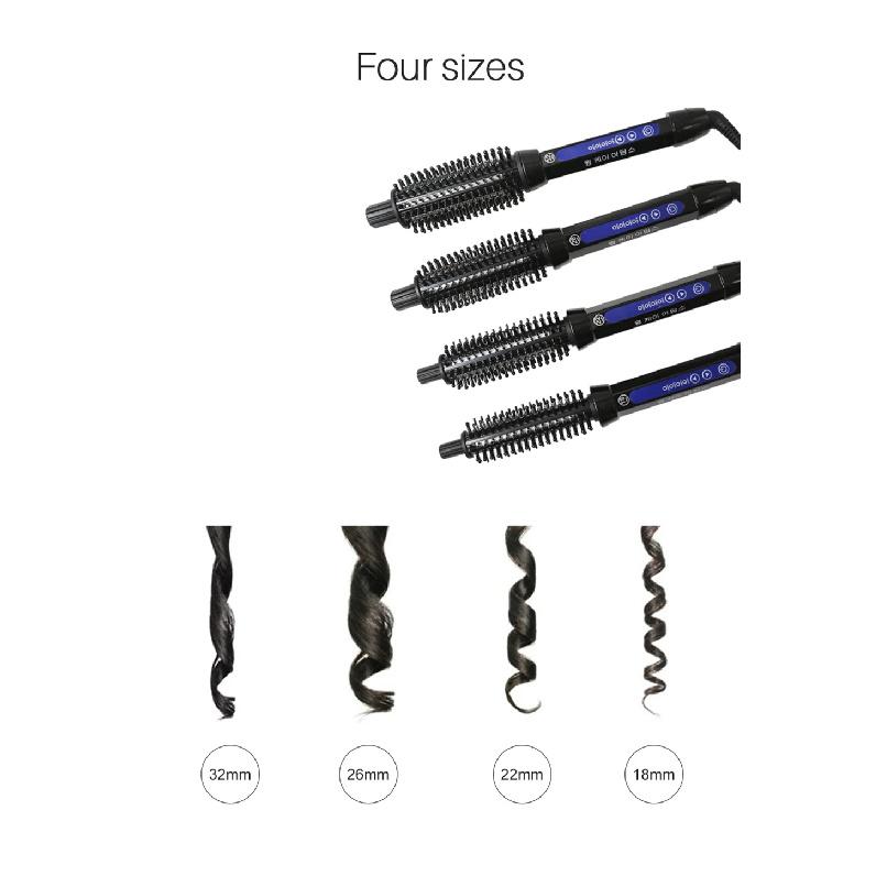 Multifunctional Hair Straightening Brush Ceramic Heated Curler Electric Hot Comb Hair Care Negative Ion Straightener Styling