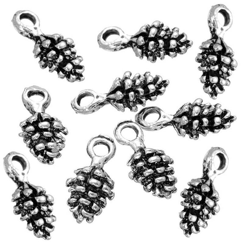 20pcs Charms pine cone 5*7*14mm Antique alloy pendant Vintage Tibetan ,DIY