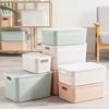 Storage Box Desktop Sundries Snacks Organizing Box Office Storage Basket with Lid Cosmetics Storage Small Box