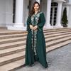 Women's Middle Eastern Abaya: Elegant Long Robe with Stylish Detailing, Perfect for Dubai and Turkey Fashion.