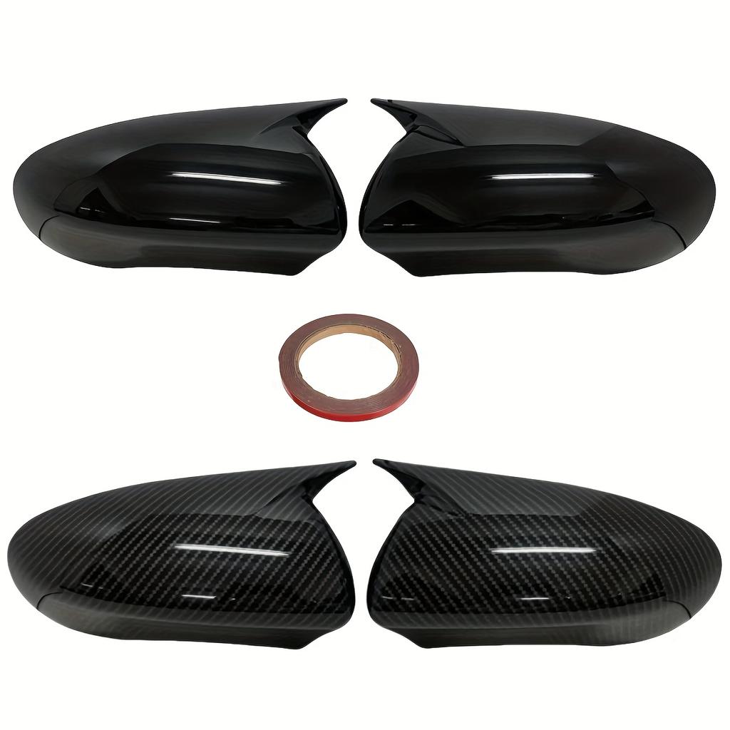 Dla Nissan Qashqai J10 2007-2014 Para Osłona Lusterka Bocznego Czapka Błyszcząca Czarna/Wygląd Karbonu Akcesoria Samochodowe Zewnętrzne Osłona Lusterka Wstecznego