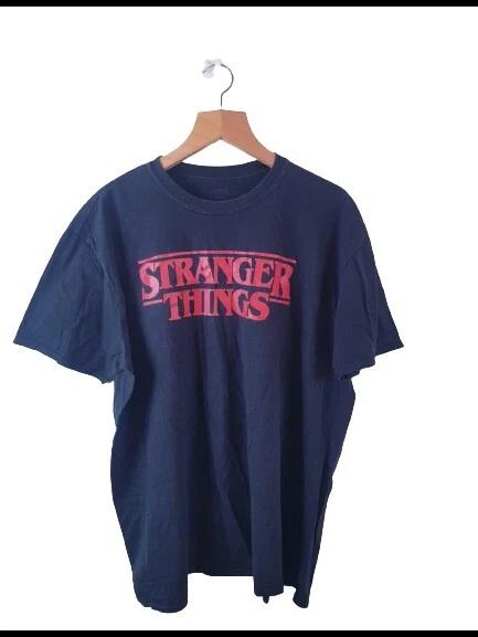 

Men s Casual Graphic Stranger Things Mens Rod Neck Basic T-Shirt To... S