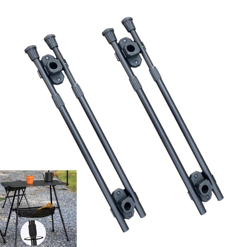 Gambe Tavolo da Campeggio Estensibili per Esterno con Design Telescopico Adatte per Allestimenti Portatili e Adattamenti Stabili