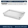 Aokewen Stainless Steel Perforated Square Strainer Basket