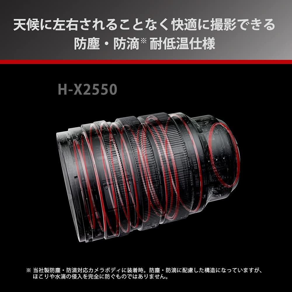 Panasonic Telezoomobjektiv mit großer Blende für Micro Four Thirds Lumix LEICA DG VARIO-SUMMILUX 25–50 mm/F1.7 ASPH. H-X2550