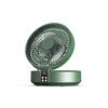 Remote-controlled USB Desktop Air Cooler with Timer and Night Light Functions Foldable 120° Automatic Rotation 3-Speed Fan