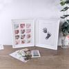 Foldable Picture Frame for Newborn Photo Frame Nursery Table Display Footprint Handprint Keepsake Frame House Decoration