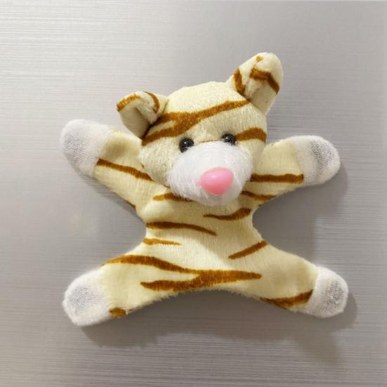 3Pcs Plush Animal Refrigerator Magnet Home Office Kitchen Locker Refrigerator Stuffed Cartoon