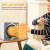 Mini Space Heater for Indoor Use PTC Fast Heating Quiet Portable Desktop Heater Fan for Bedroom Bathroom Office