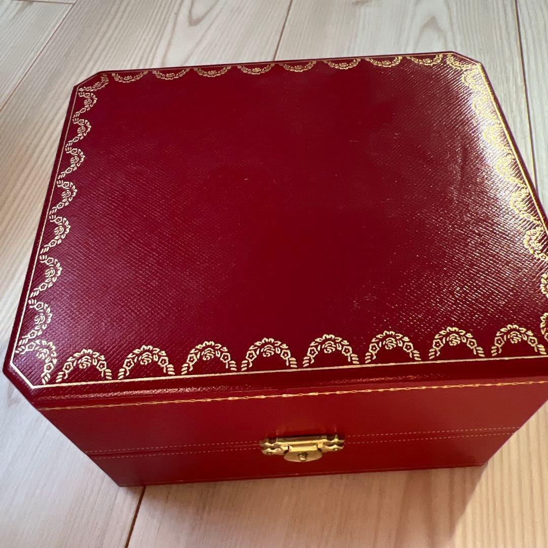 Used Cartier leather red box