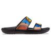 Crocs Unisex Klasyczne Sandały z Efektem Spray Dye Czarny/Wielokolorowy Wsuwane 208055-0C4