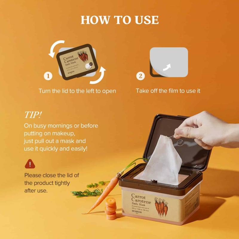 SKINFOOD Carrot Carotene Daily Mask 30 sheets