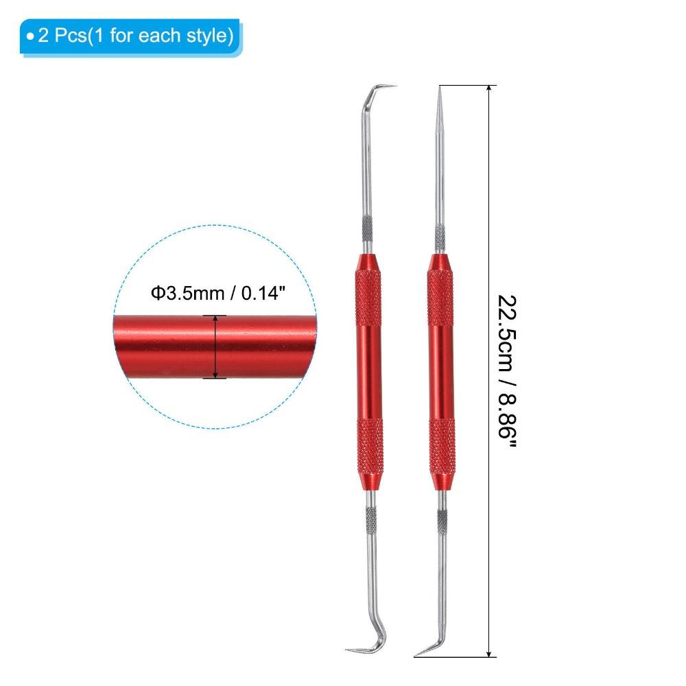 2PCS Repair Tool Comb Lock Picks Hand Tool Seal Gasket Puller Oil Seal Screwdrivers Set  Car Auto