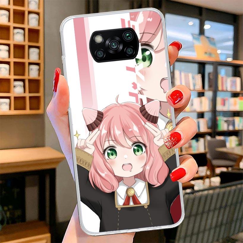 Spy Family Anya Cute Cover Phone Case For Xiaomi Poco F7 Ultra X7 X6 X5 Pro M7 Redmi 15C 15 13C 13 12C 12 10C 10 9A 9C 9T 9 Shel