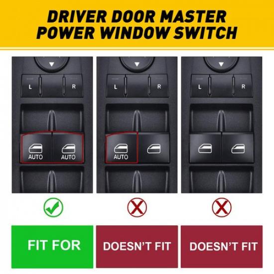 Master Door Switch Power Window for Chrysler 2012 2011 300 C S 4-Door 2016 Ram