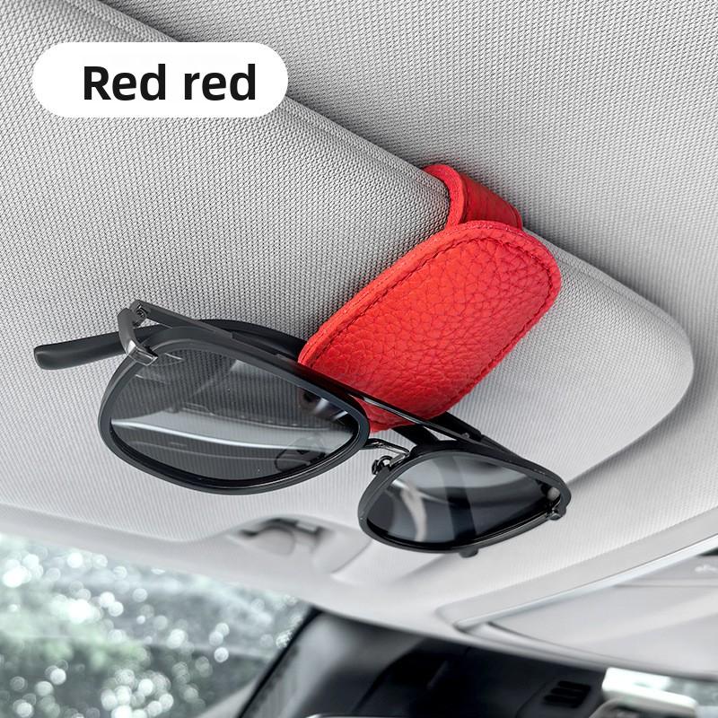 Multifunctional Car Glasses Clip Sun Visor Organizer Ticket Folder