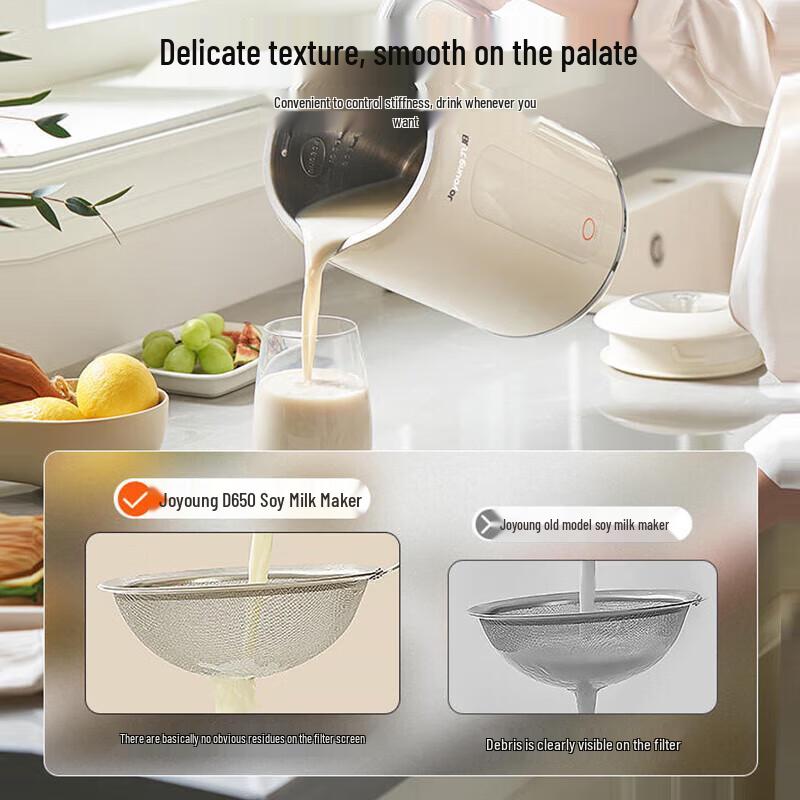 Joyoung D650 1.2L Wall-Breaking Soy Milk Maker CN plug (adapter included)