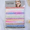 12 Pièces Tatouage de Cou Coloré Choker Élastique Collier pour Femmes Punk Tatouage Choker Collier Extensible Bijoux Chokers Colliers pour Filles